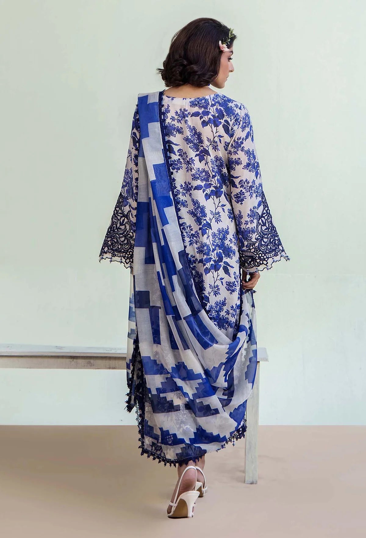 Adan Libas Prints Unstitched Lawn Suits - 2719