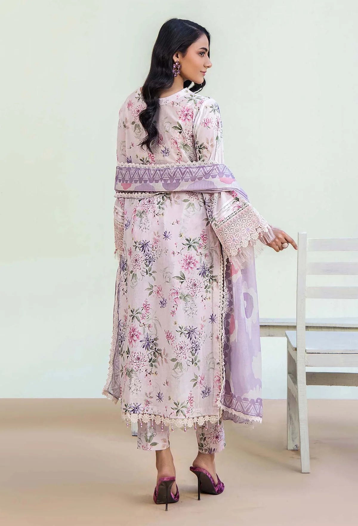 Adan Libas Prints Unstitched Lawn Suits - 2715
