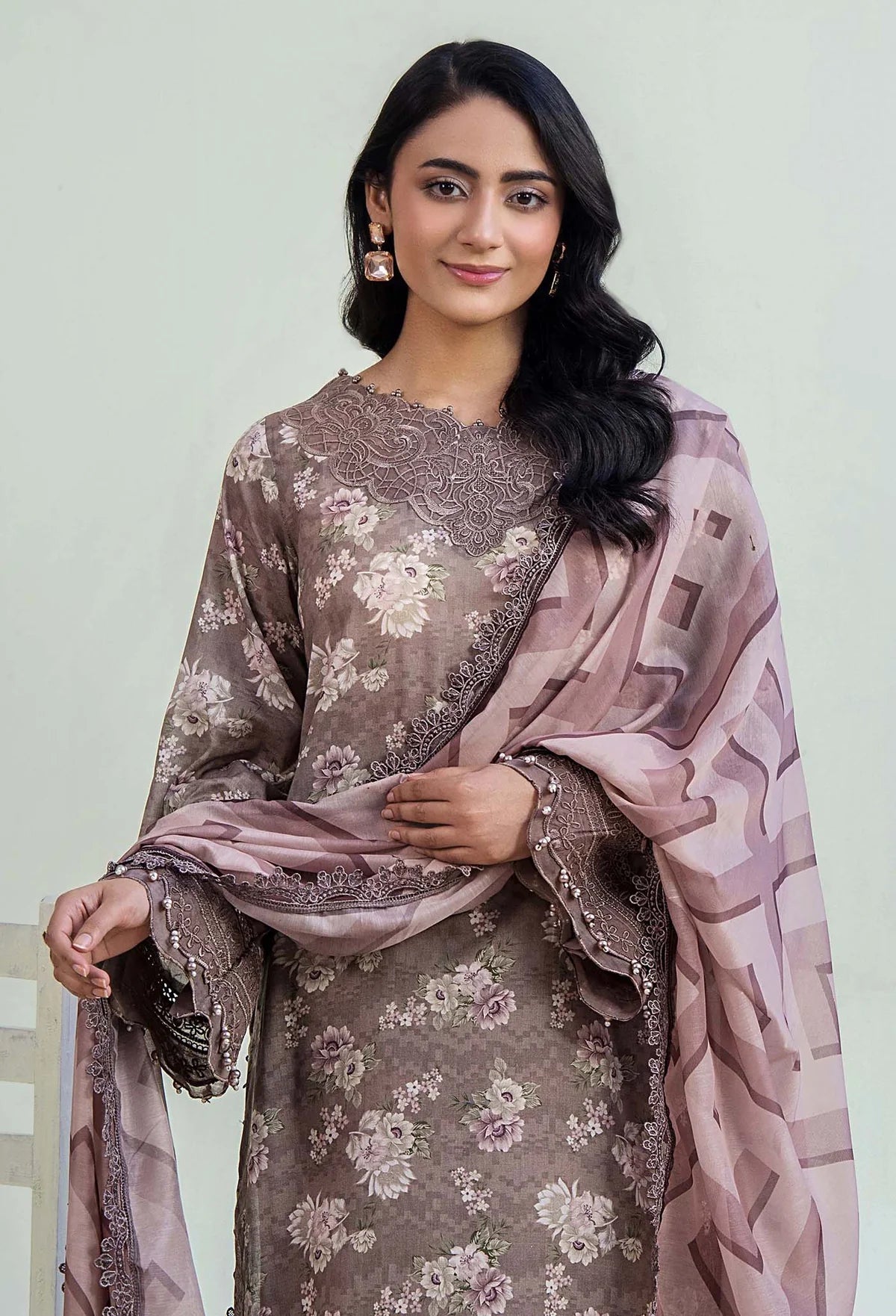 Adan Libas Prints Unstitched Lawn Suits - 2713