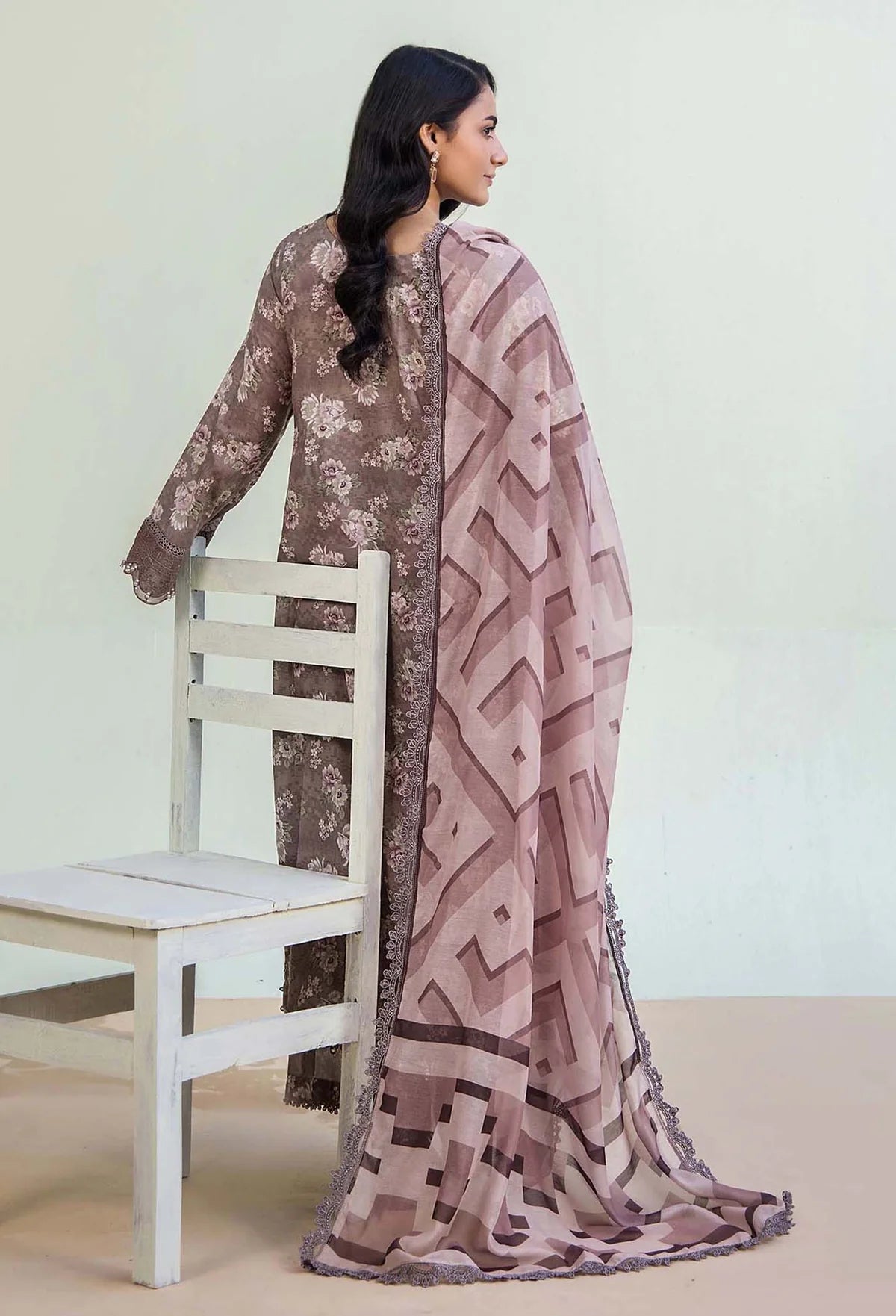 Adan Libas Prints Unstitched Lawn Suits - 2713