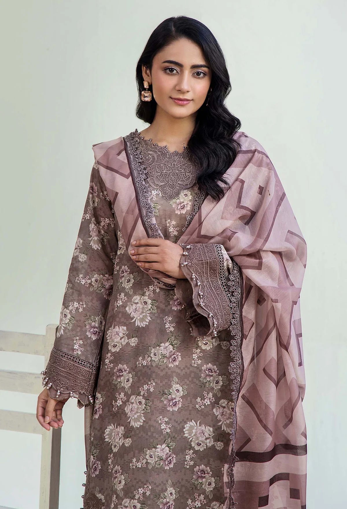 Adan Libas Prints Unstitched Lawn Suits - 2713