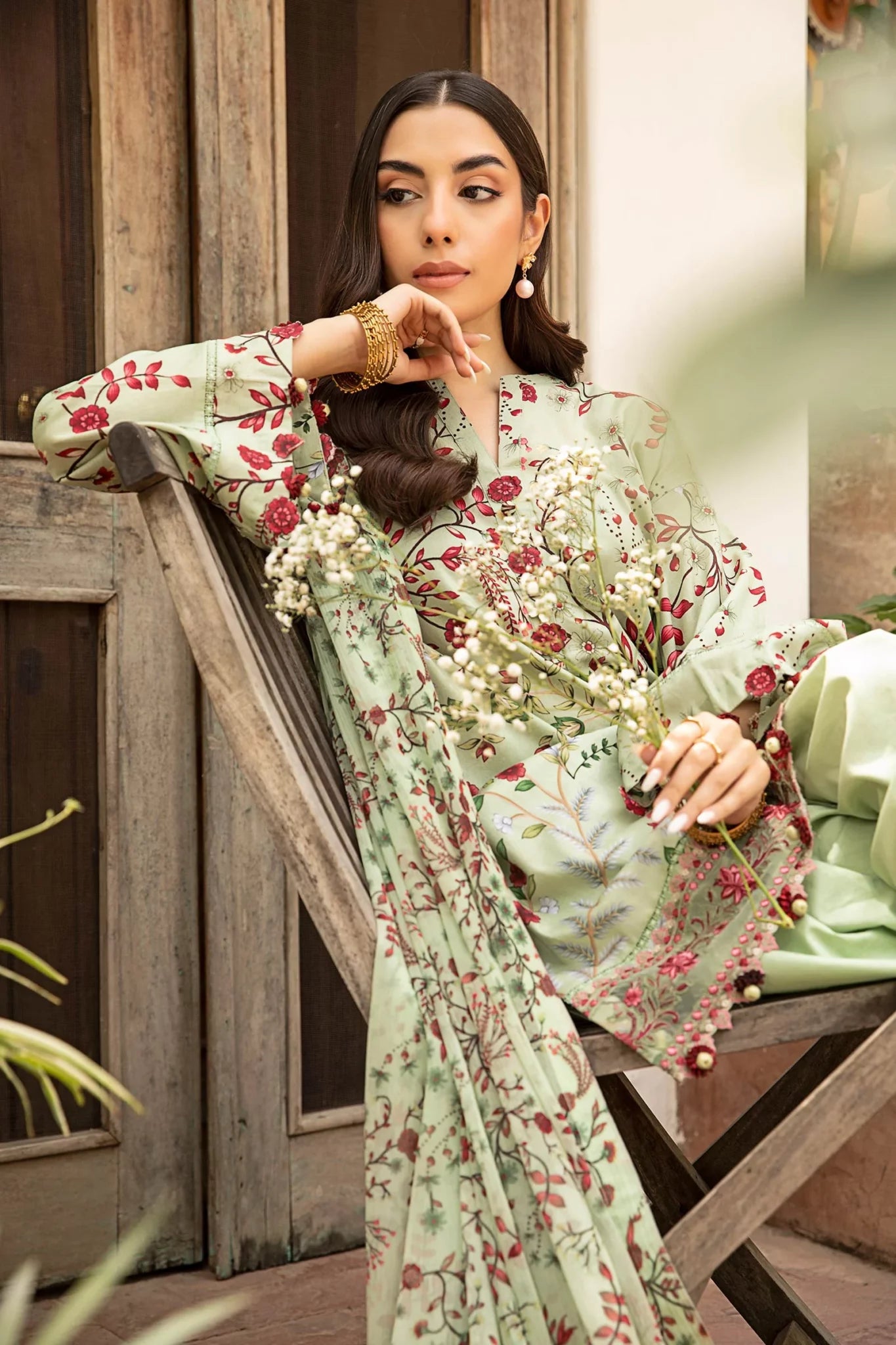 Maria B Mbasics Lawn collection 2025 - D-912B