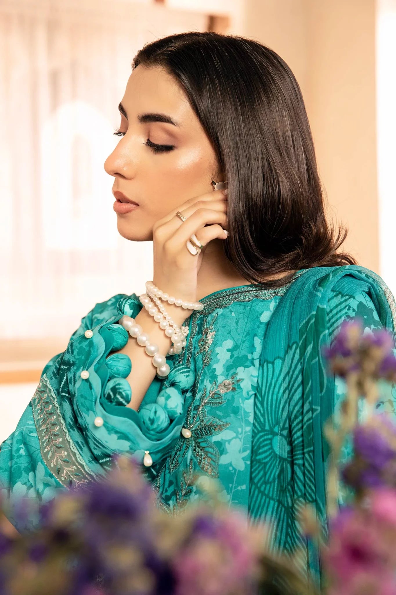 Maria B Mbasics Lawn collection 2025 - D-910A