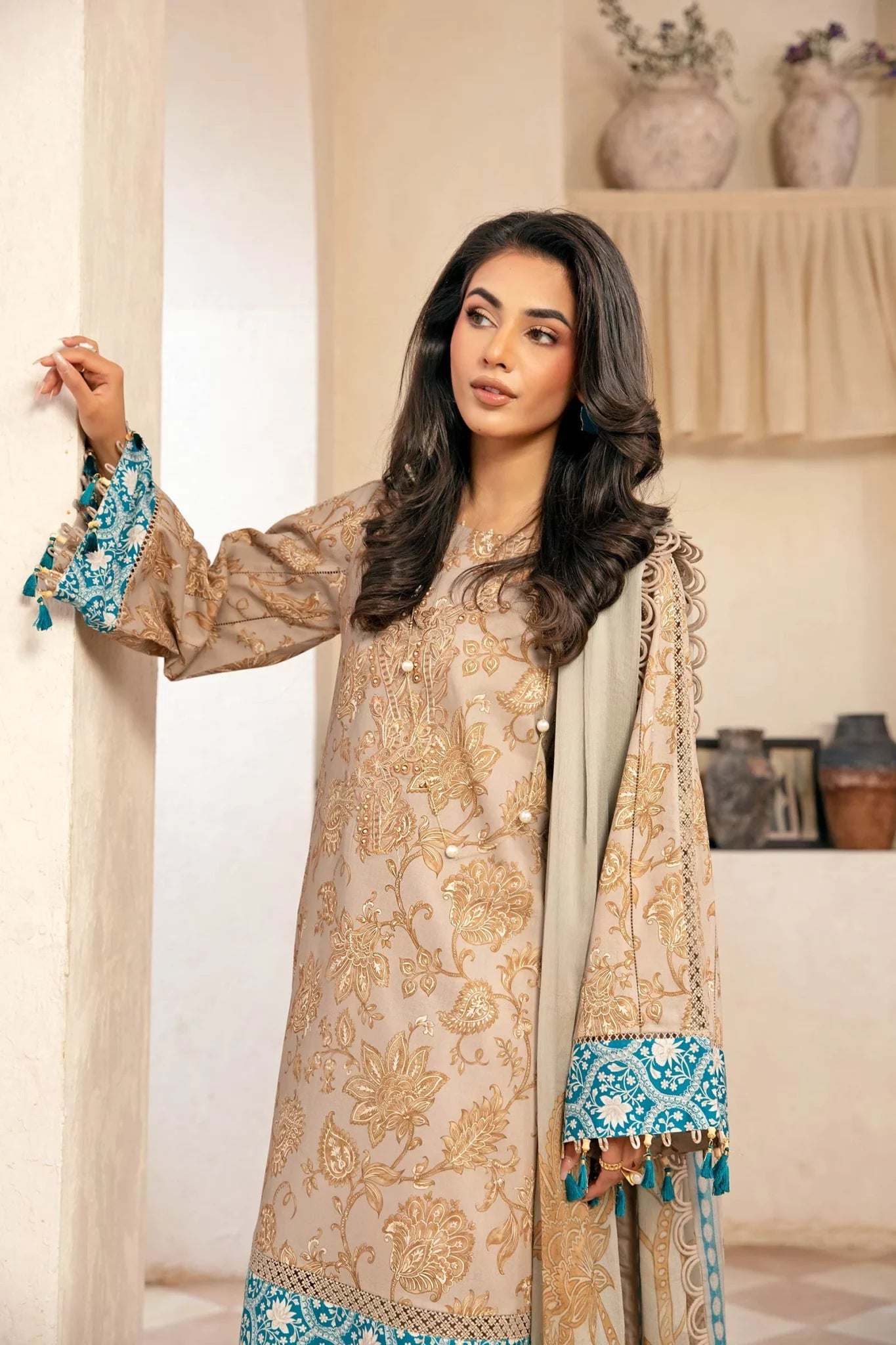 Maria B Mbasics Lawn collection 2025 - D-909B