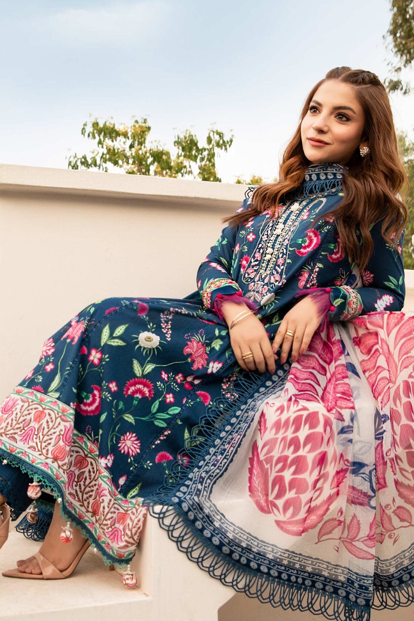 Maria B Mbasics Lawn collection 2025 - D-901B
