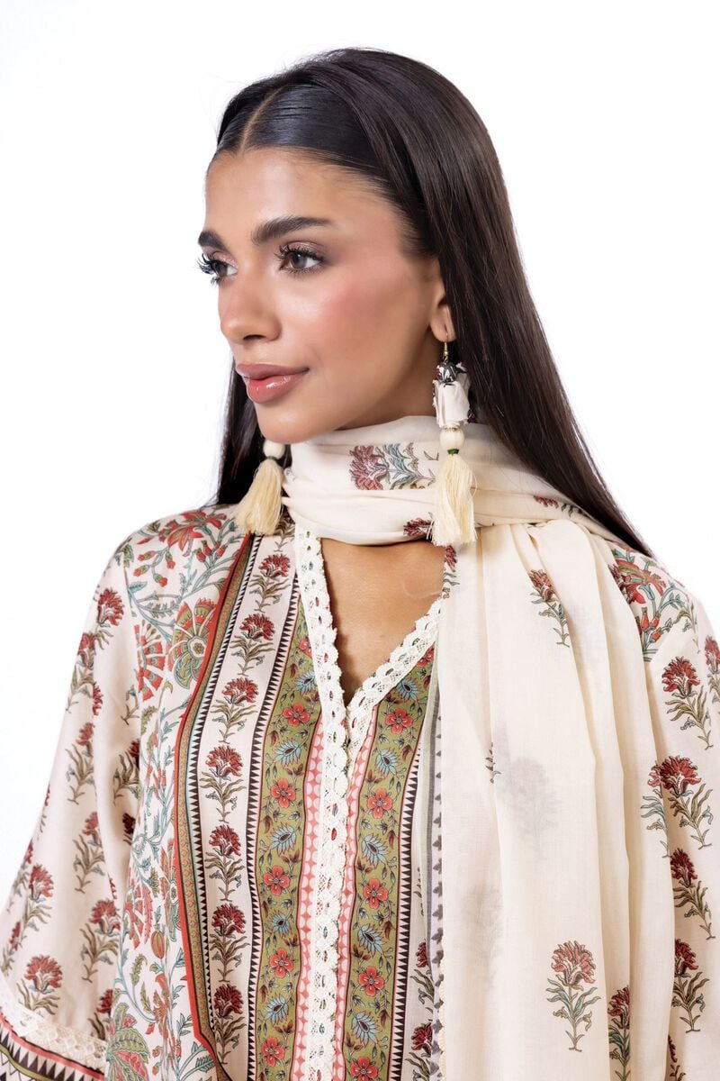 Khaadi Prints Unstitched Lawn Suits 2025 - 121A