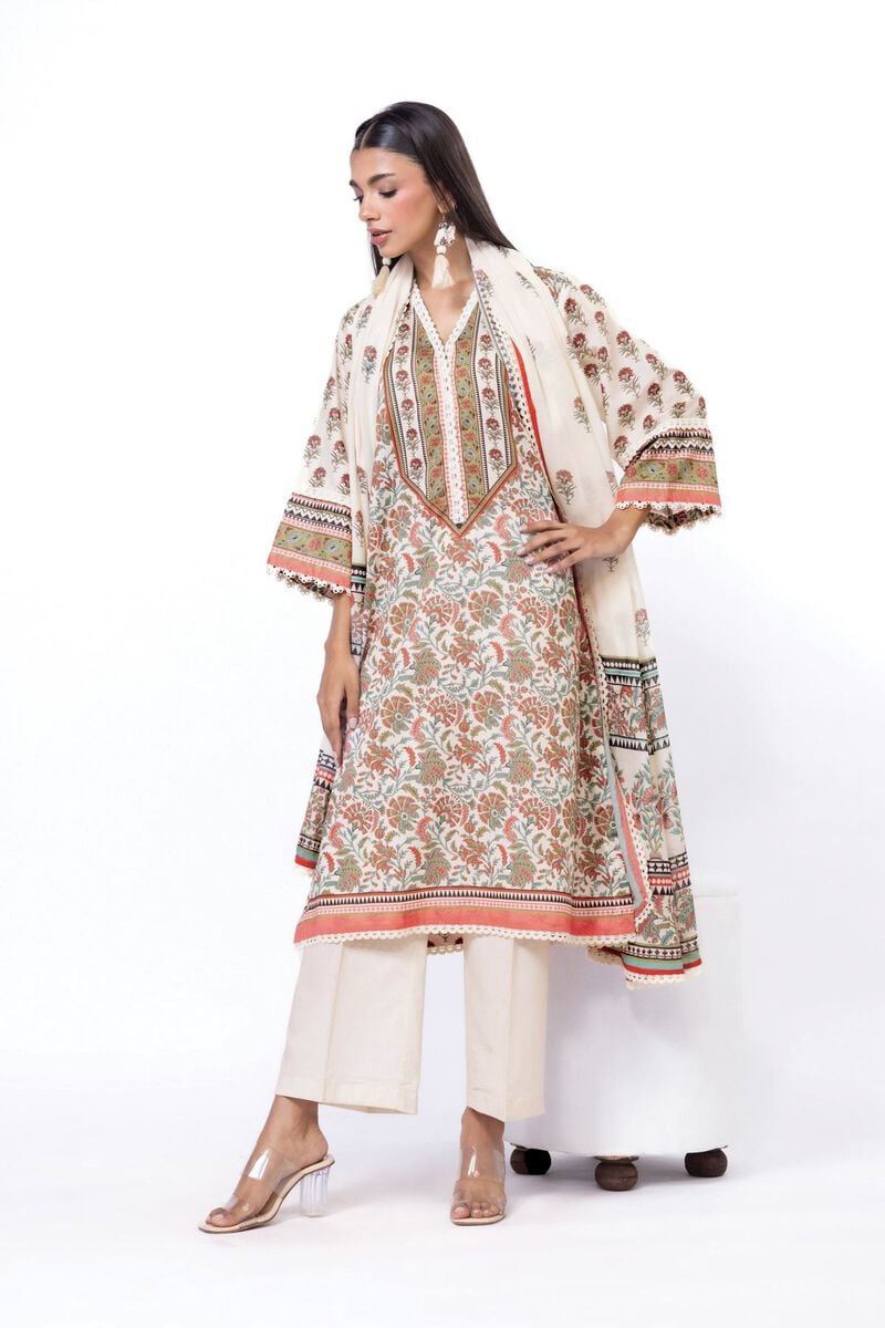 Khaadi Prints Unstitched Lawn Suits 2025 - 121A