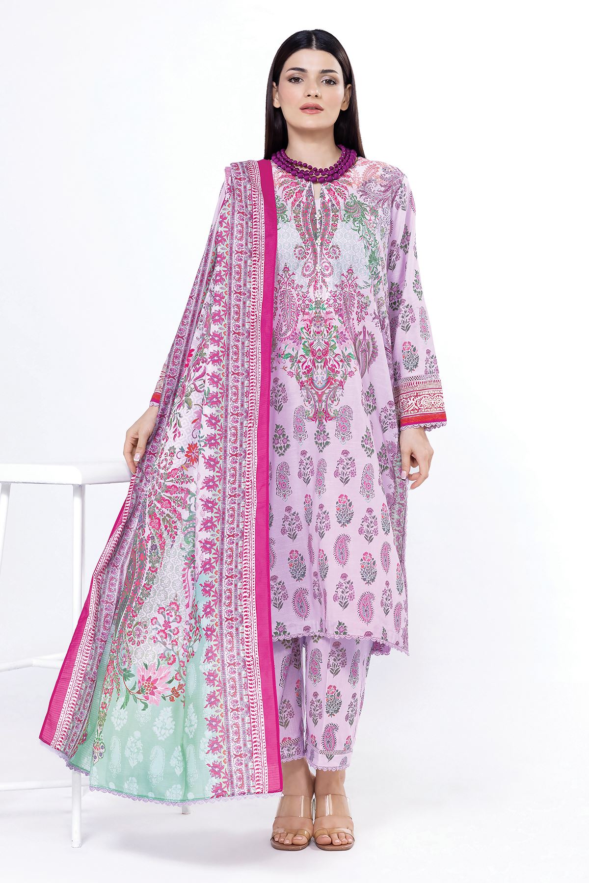 Khaadi Prints Unstitched Lawn Suits 2025 - 4B