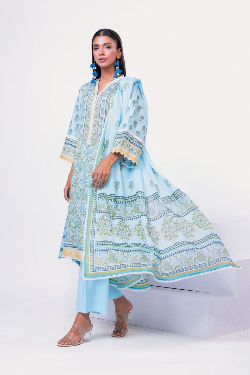 Khaadi Prints Unstitched Lawn Suits 2025 - 121B
