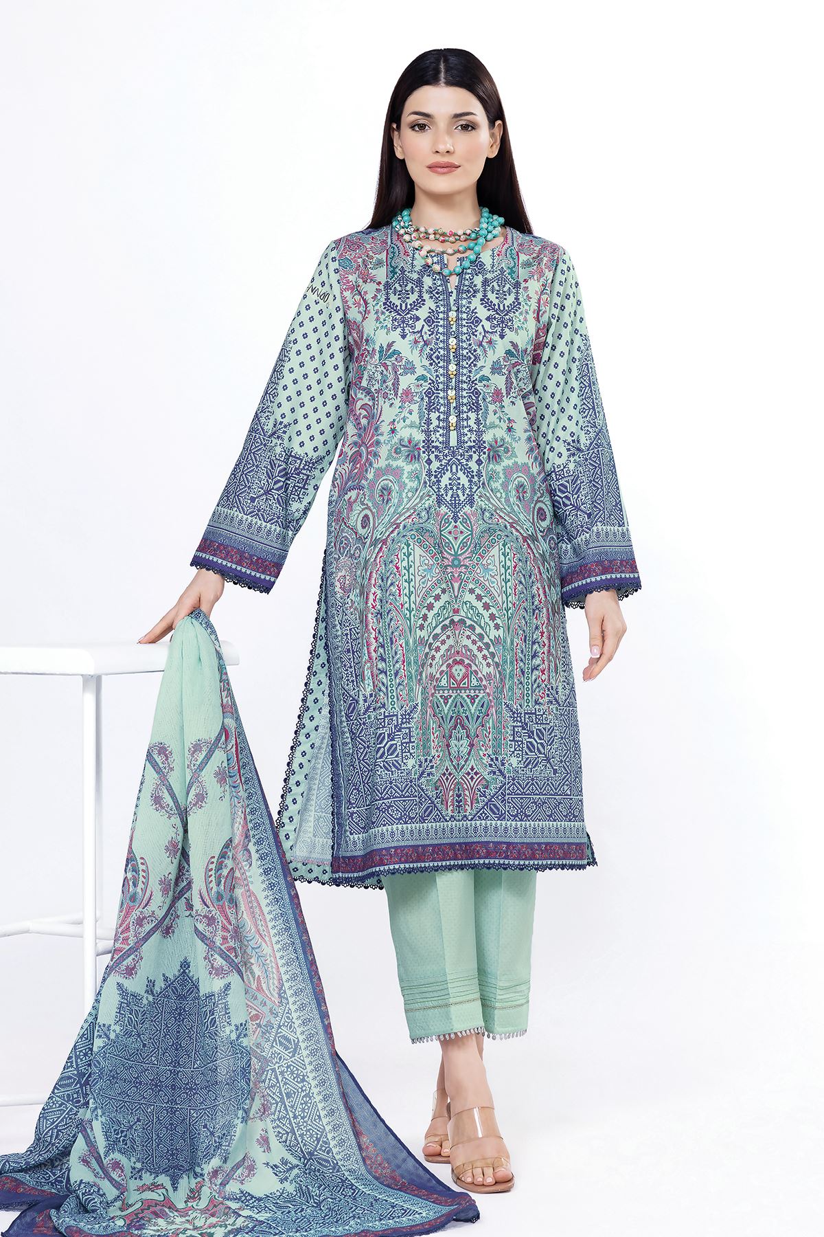 Khaadi Prints Unstitched Lawn Suits 2025 - 08ST