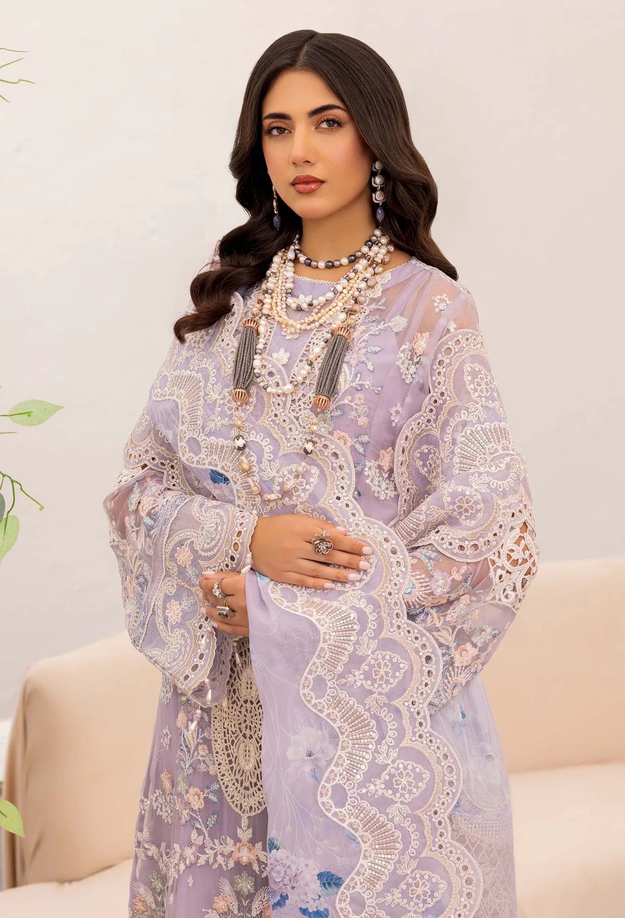 Adan's Chantelle Chiffon Suits | 2024 | LILAC QUARTZ