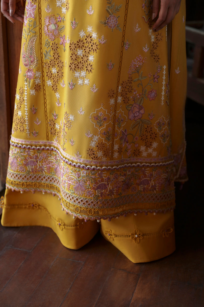 Qalamkar Qlinekari Linen Suits | 2024 | LM-04