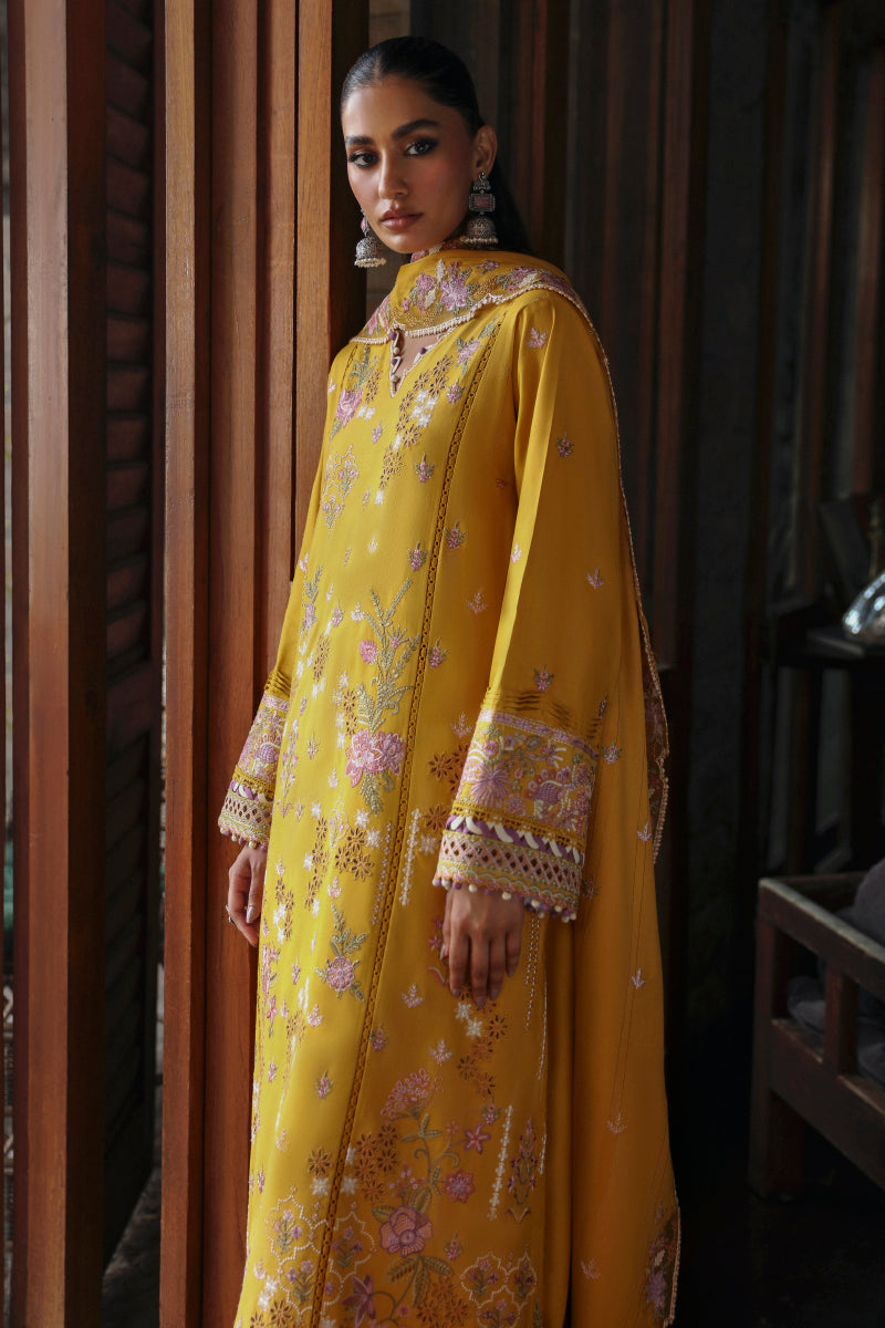 Qalamkar Qlinekari Linen Suits | 2024 | LM-04