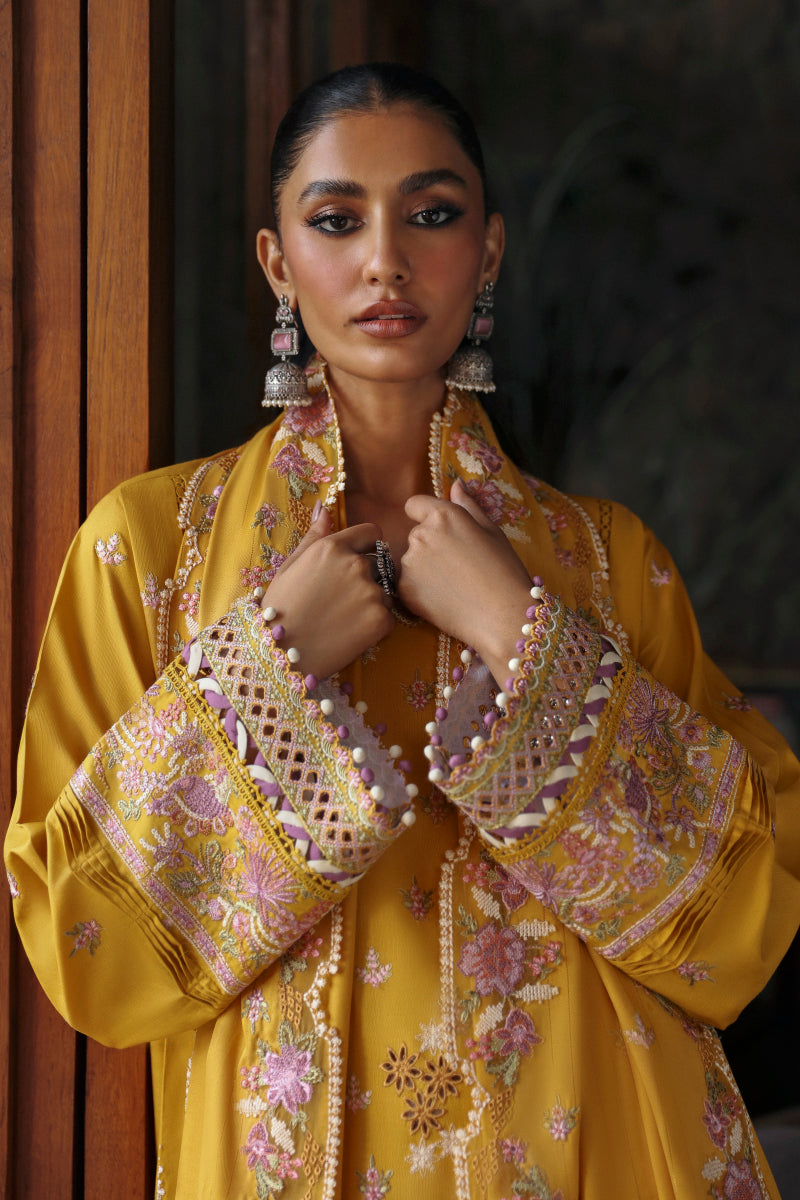Qalamkar Qlinekari Linen Suits | 2024 | LM-04