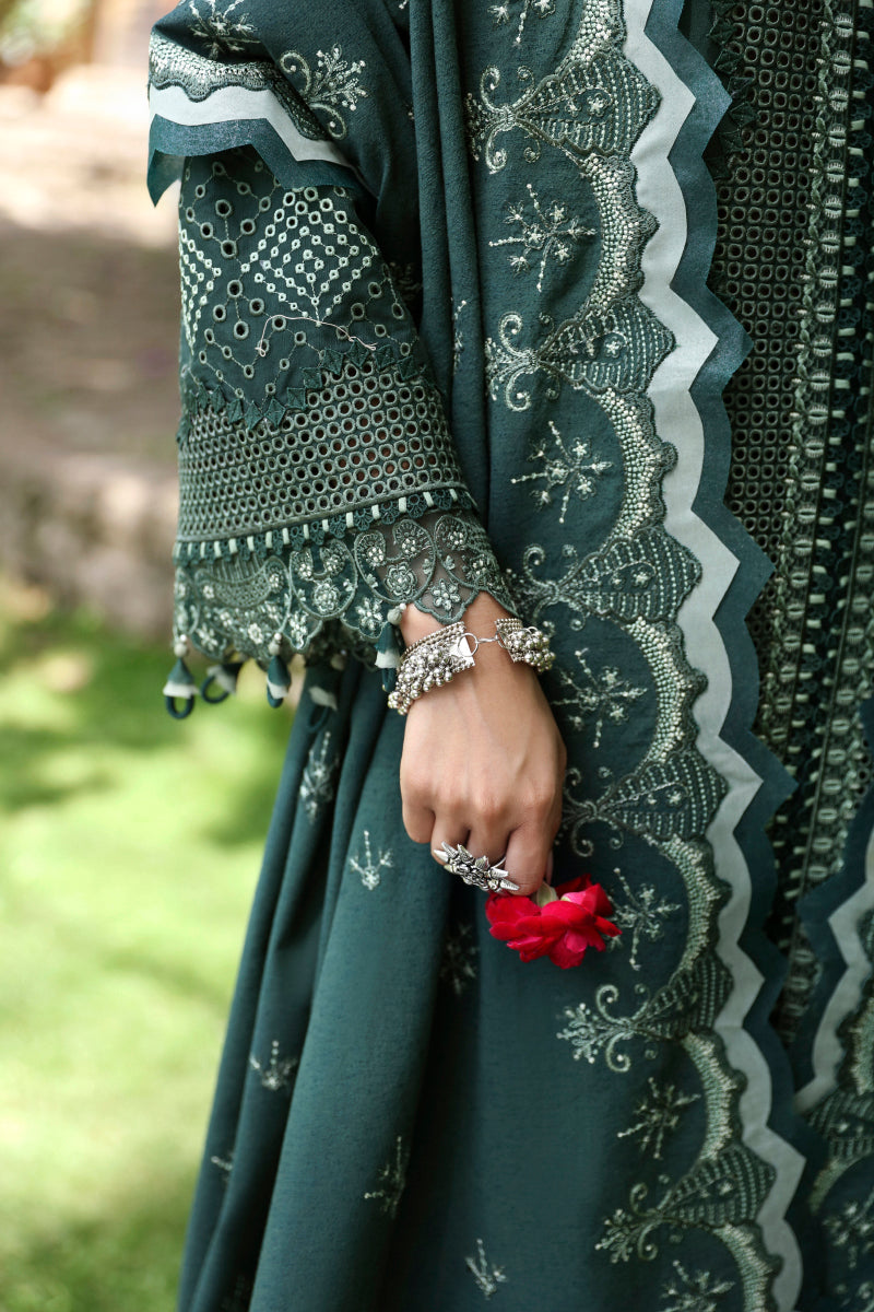 Qalamkar Qlinekari Linen Suits | 2024 | LM-05