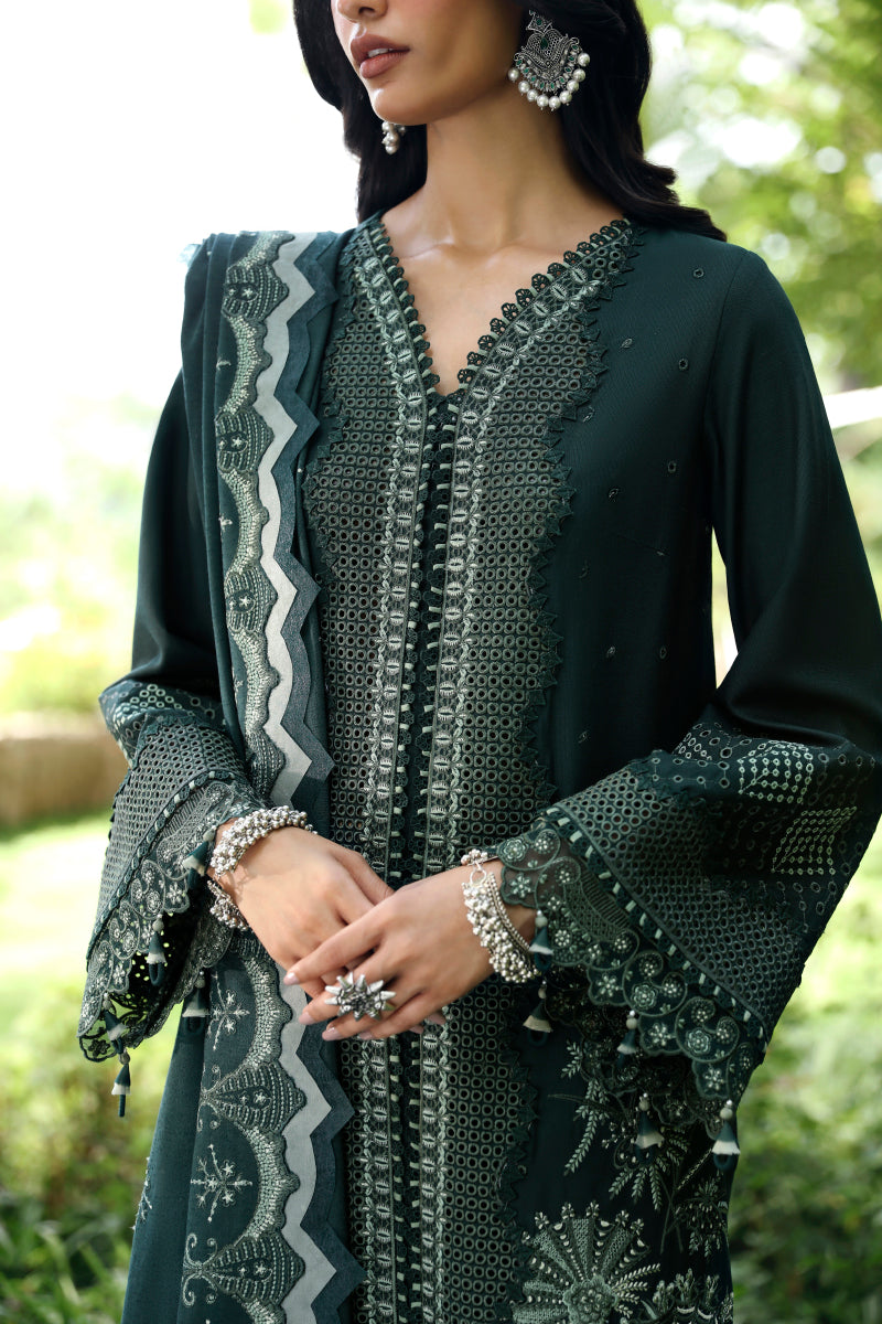 Qalamkar Qlinekari Linen Suits | 2024 | LM-05