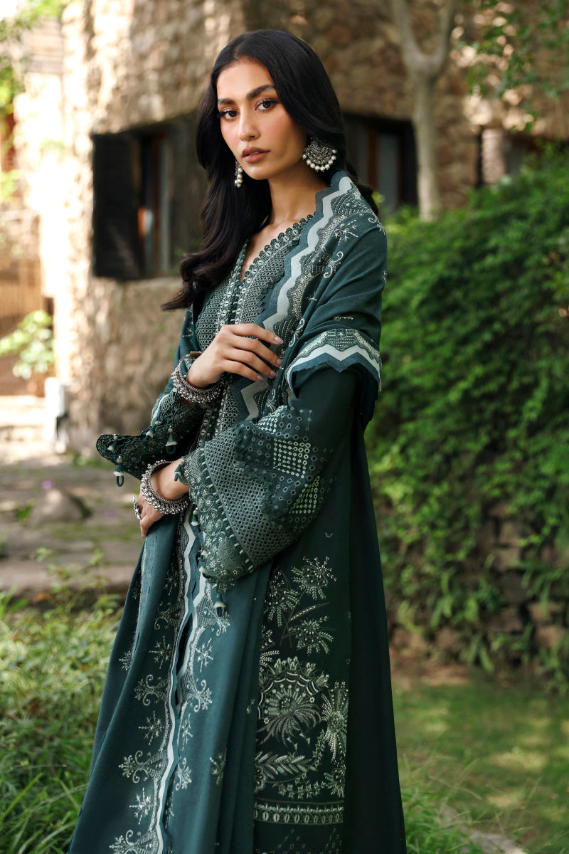 Qalamkar Qlinekari Linen Suits | 2024 | LM-05