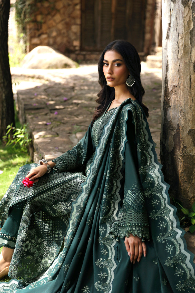 Qalamkar Qlinekari Linen Suits | 2024 | LM-05