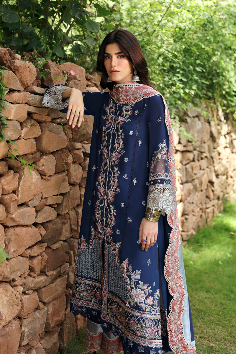Qalamkar Qlinekari Linen Suits | 2024 | LM-06