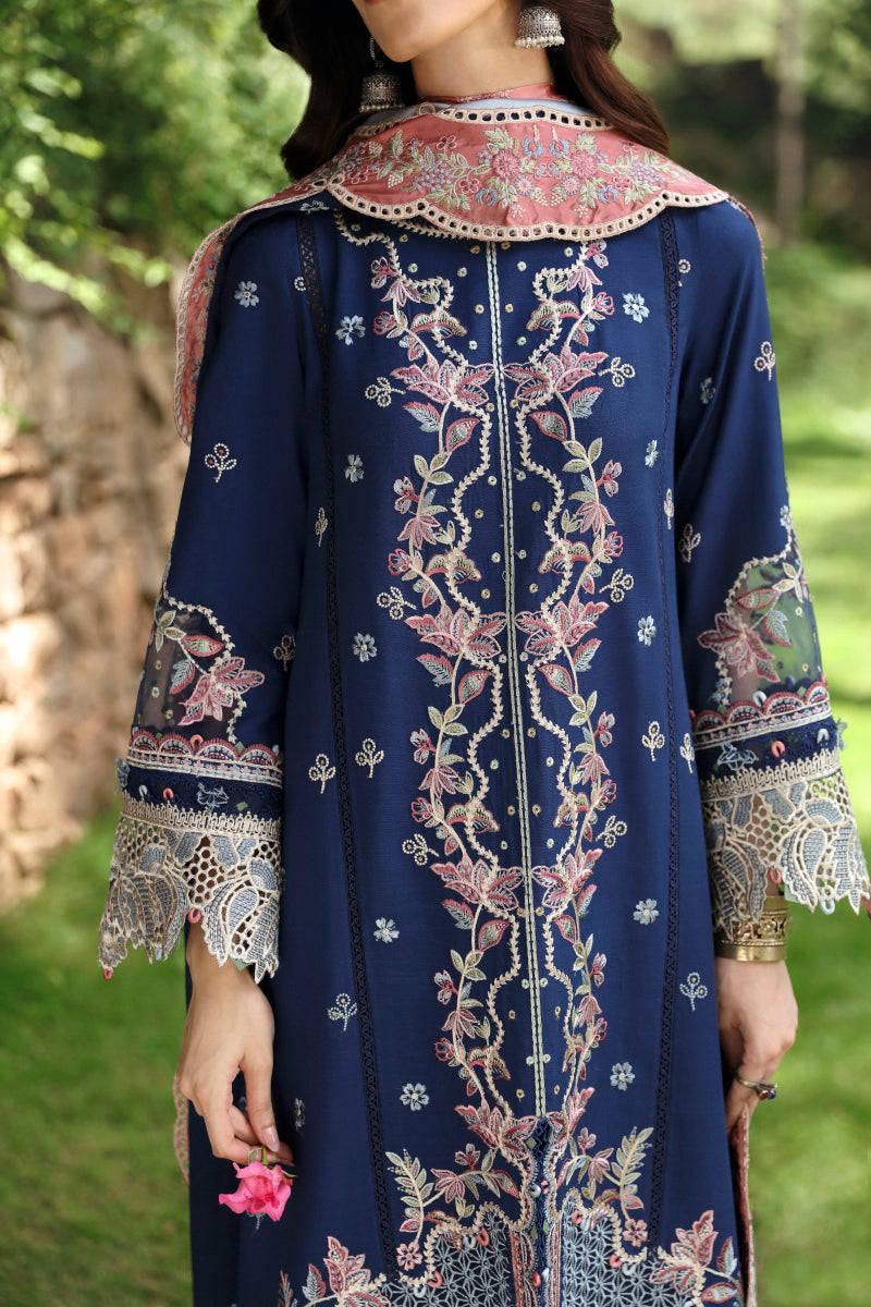 Qalamkar Qlinekari Linen Suits | 2024 | LM-06