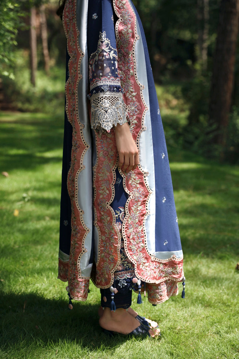 Qalamkar Qlinekari Linen Suits | 2024 | LM-06