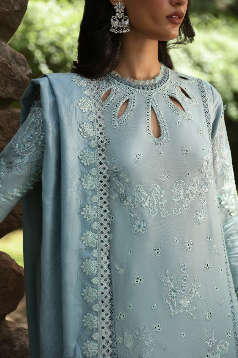 Qalamkar Qlinekari Linen Suits | 2024 | LM-08
