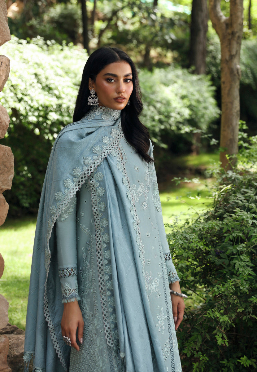 Qalamkar Qlinekari Linen Suits | 2024 | LM-08