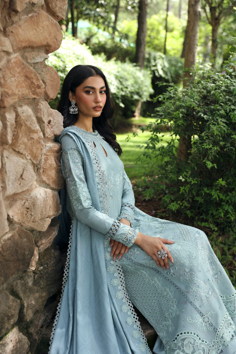 Qalamkar Qlinekari Linen Suits | 2024 | LM-08