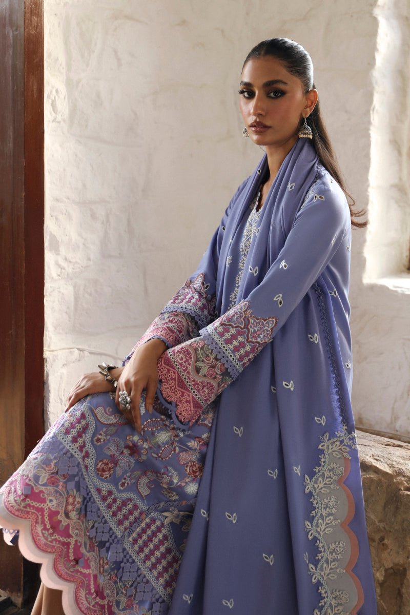Qalamkar Qlinekari Linen Suits | 2024 | LM-09