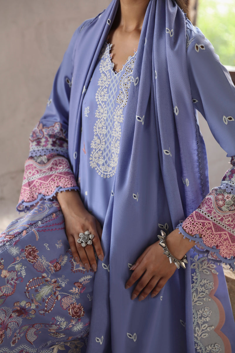 Qalamkar Qlinekari Linen Suits | 2024 | LM-09
