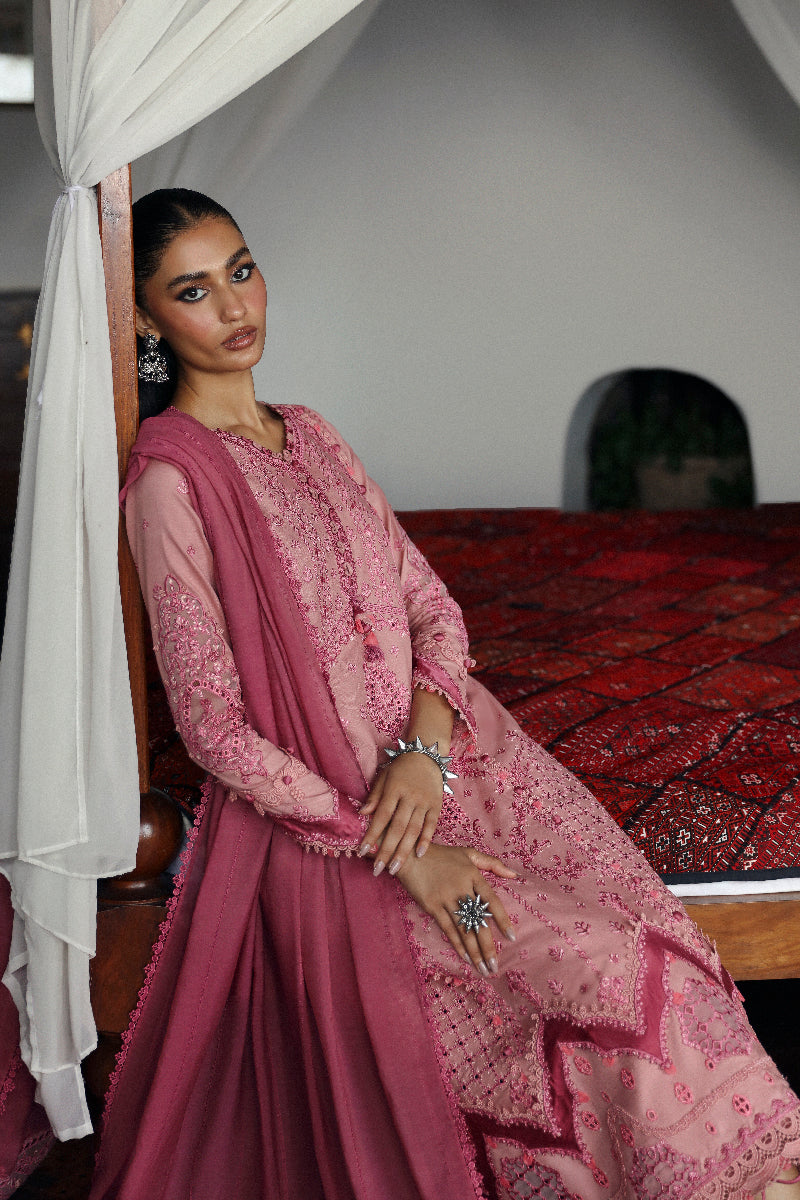 Qalamkar Qlinekari Linen Suits | 2024 | LM-12