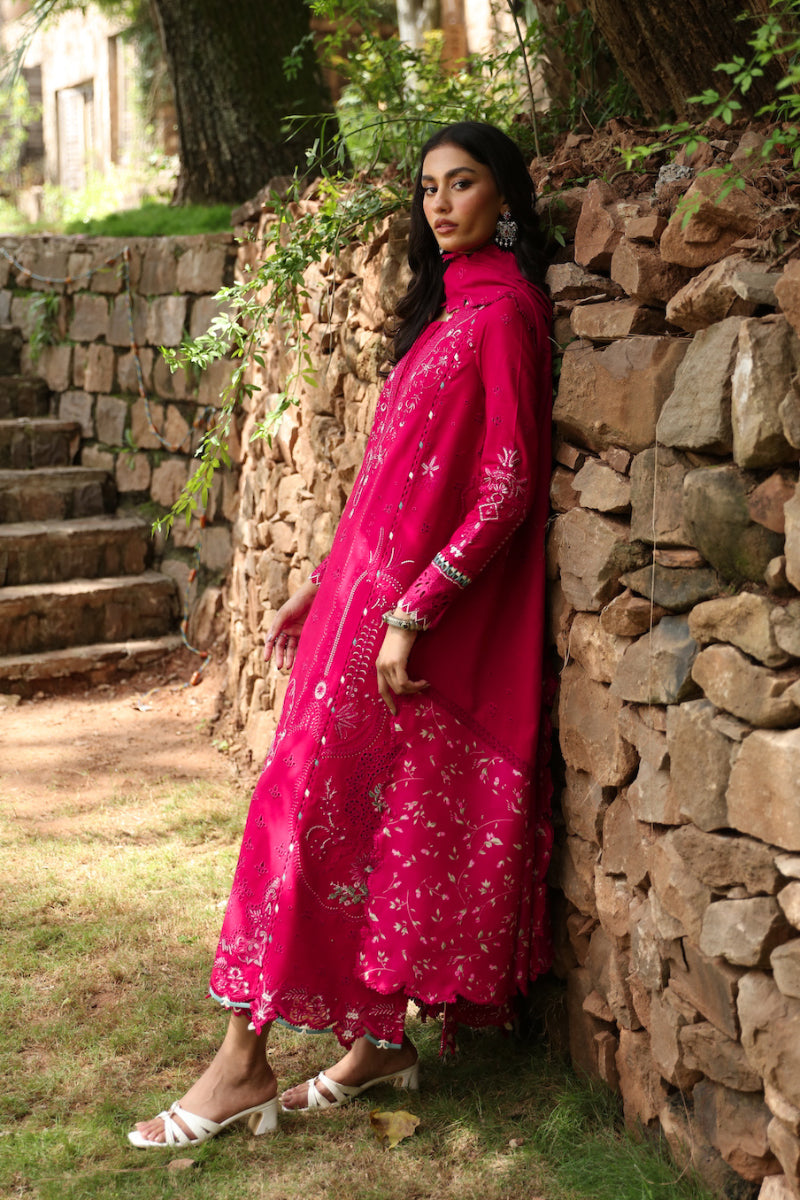 Qalamkar Qlinekari Linen Suits | 2024 | LM-13