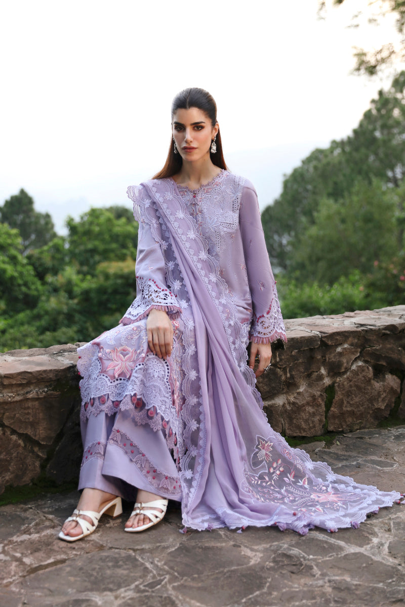 Qalamkar Qlinekari Linen Suits | 2024 | LM-14