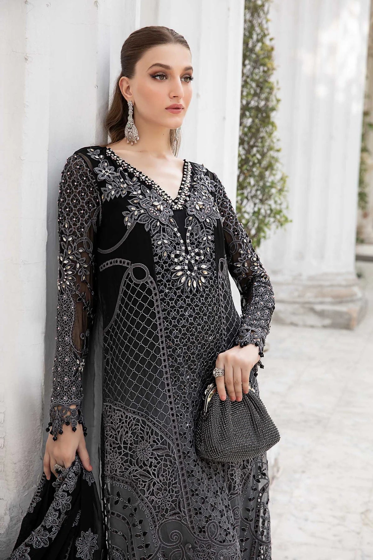 MARIA.B Chiffons Suit Collection 2024 | MPC-24-101