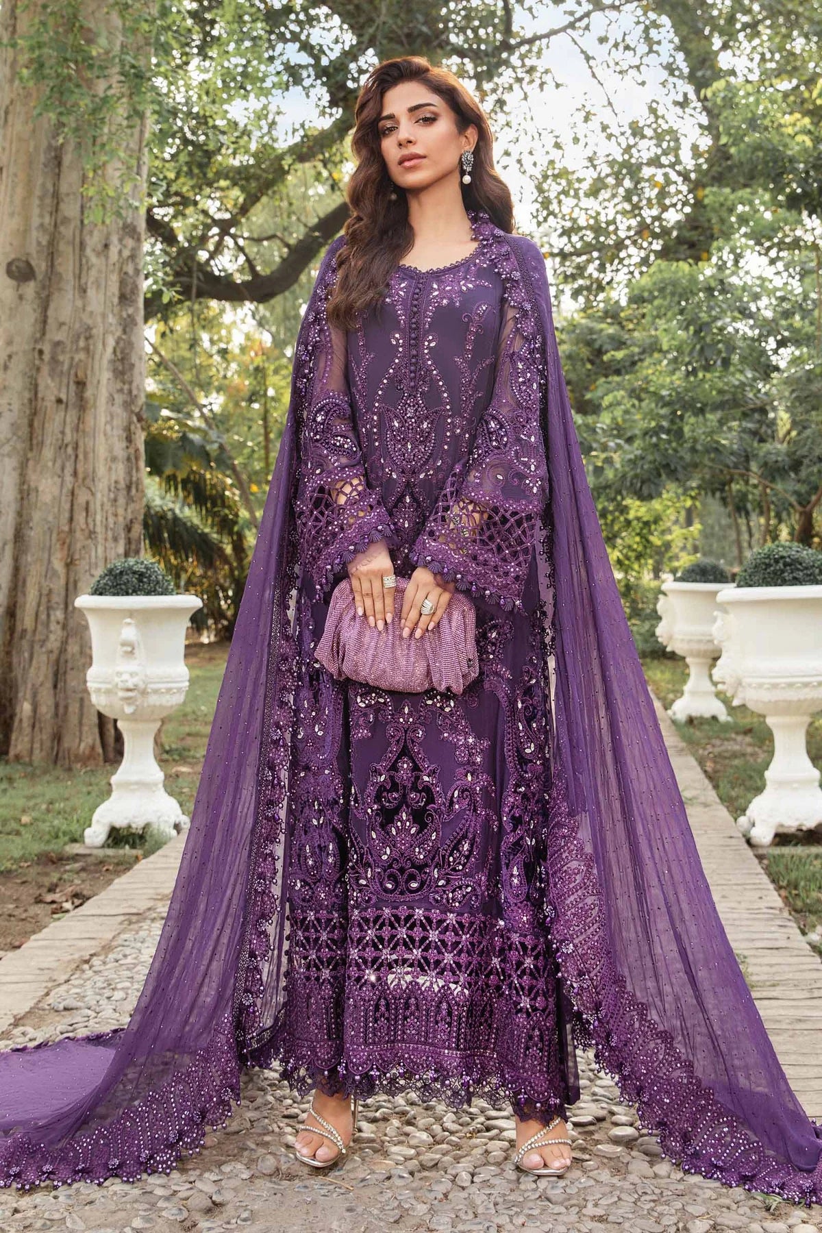 MARIA.B Chiffons Suit Collection 2024 | MPC-24-102