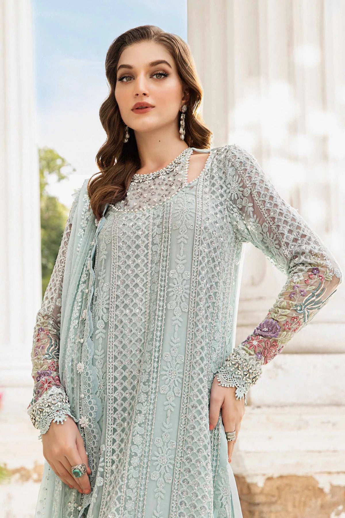 MARIA.B Chiffons Suit Collection 2024 | MPC-24-103