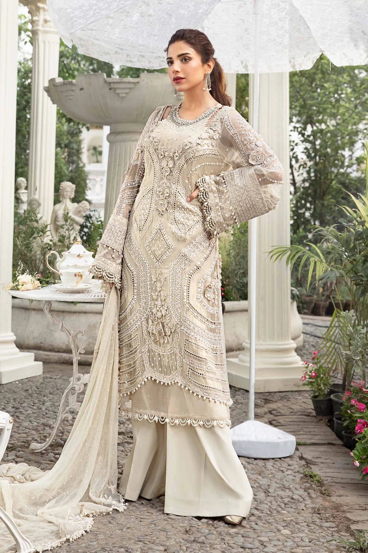 MARIA.B Chiffons Suit Collection 2024 | MPC-24-104