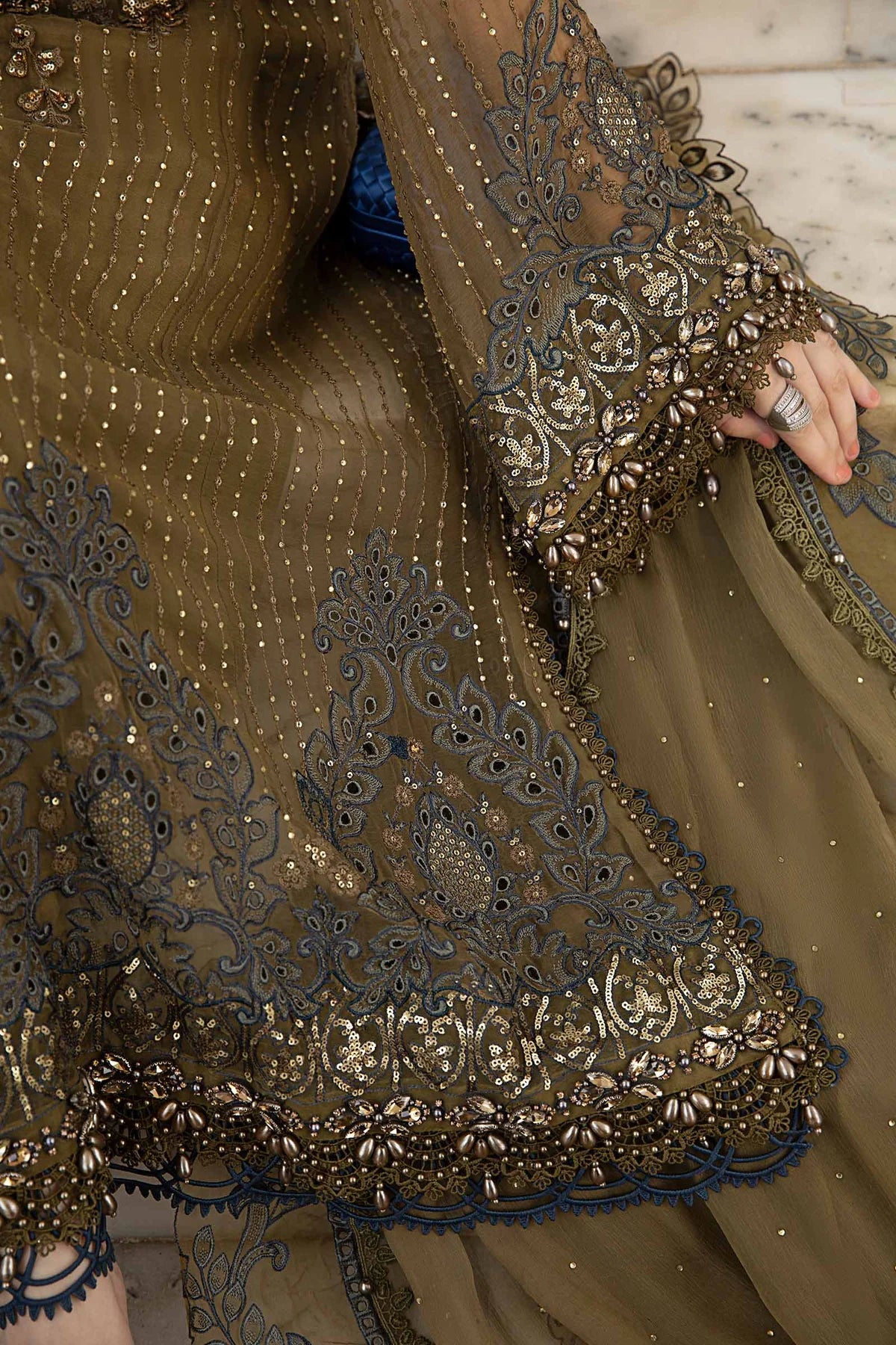 MARIA.B Chiffons Suit Collection 2024 | MPC-24-108