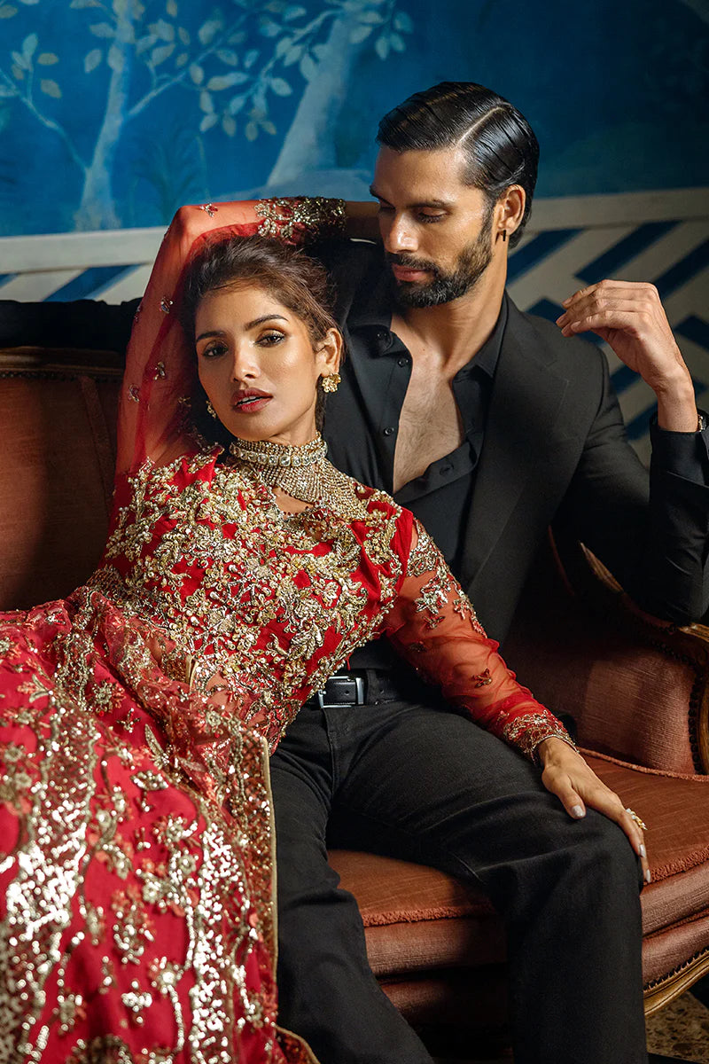 Mushq Stardust | Unstitched Wedding Suits Collection - 2024 - Red Carpet