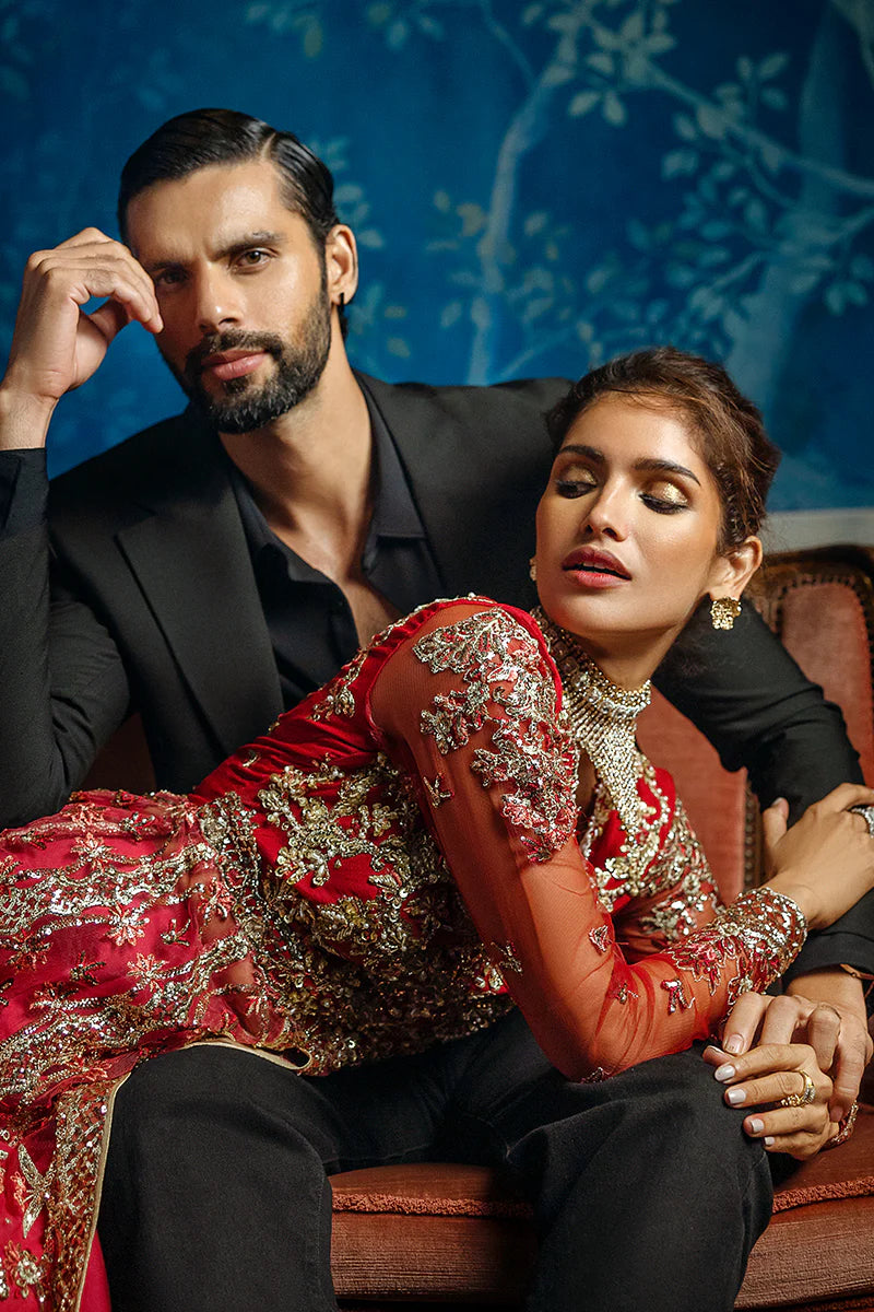 Mushq Stardust | Unstitched Wedding Suits Collection - 2024 - Red Carpet