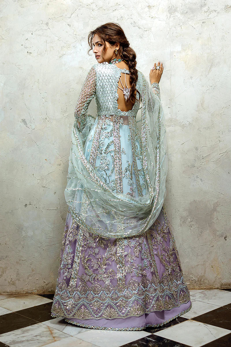 Mushq Stardust | Unstitched Wedding Suits Collection - 2024 - Silver Screen