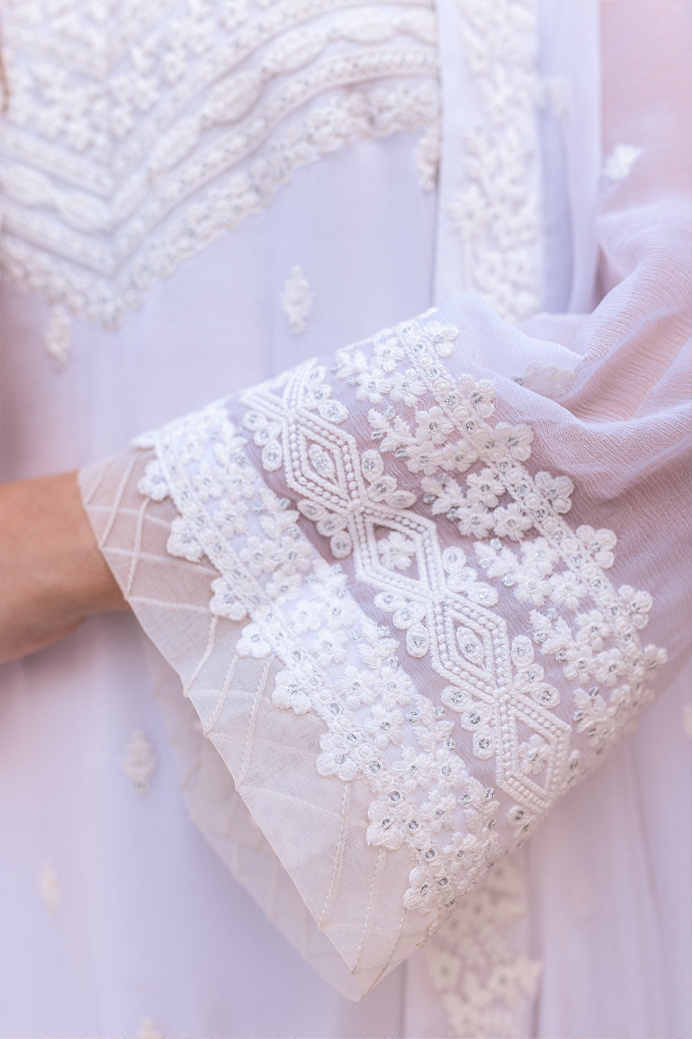 Ensembles Lawn Suits by Azure | 2024 | Snow Haze