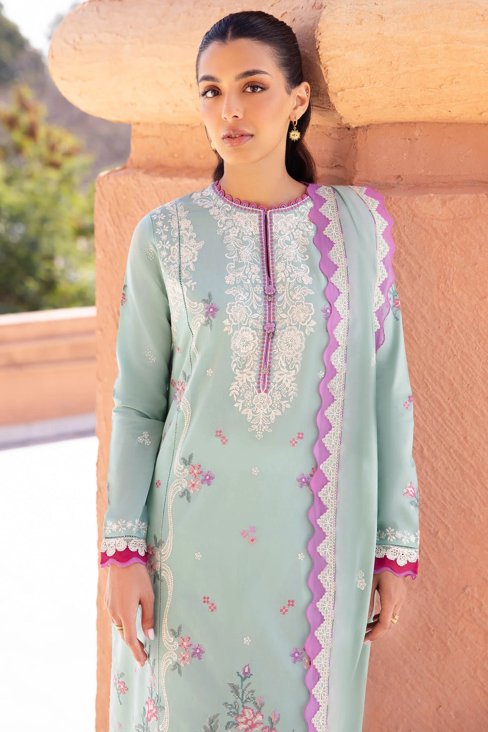 Zaha Lawn Suits | 2024 | ZL24-02 A