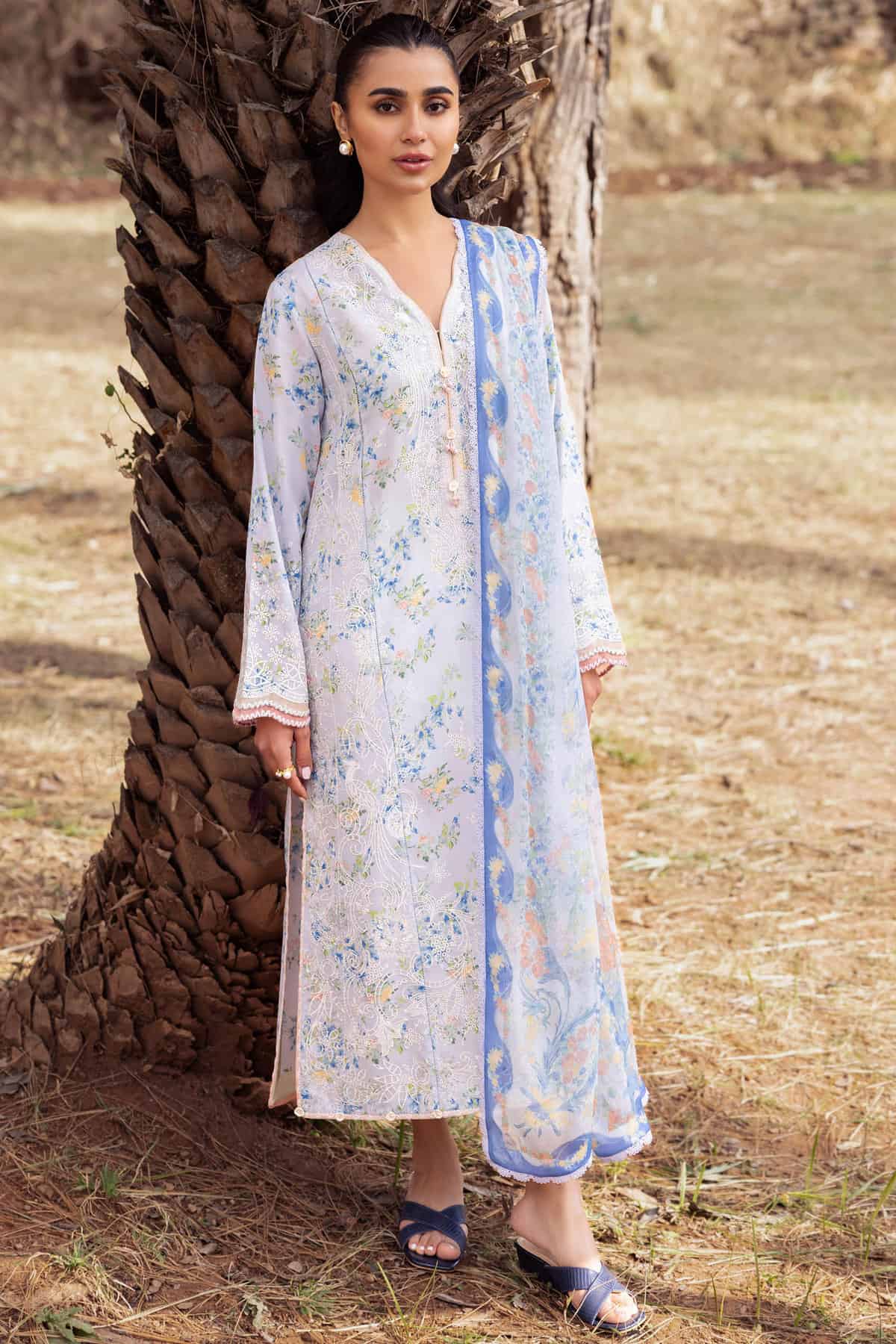 Zaha Lawn Suits | 2024 | ZL24-03 B