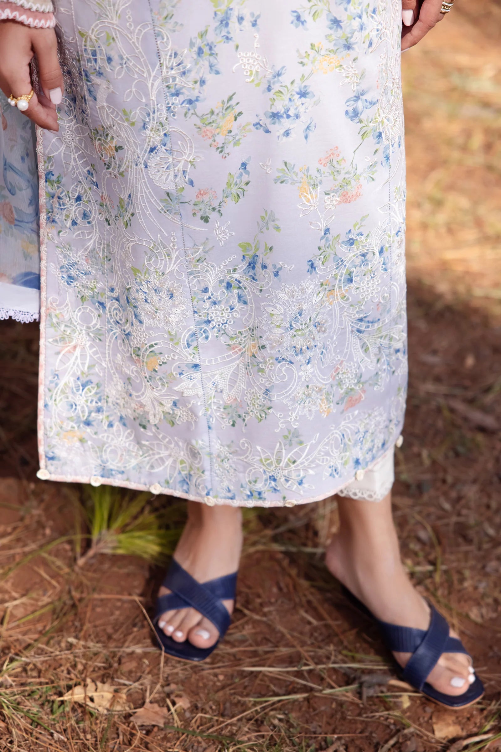 Zaha Lawn Suits | 2024 | ZL24-03 B