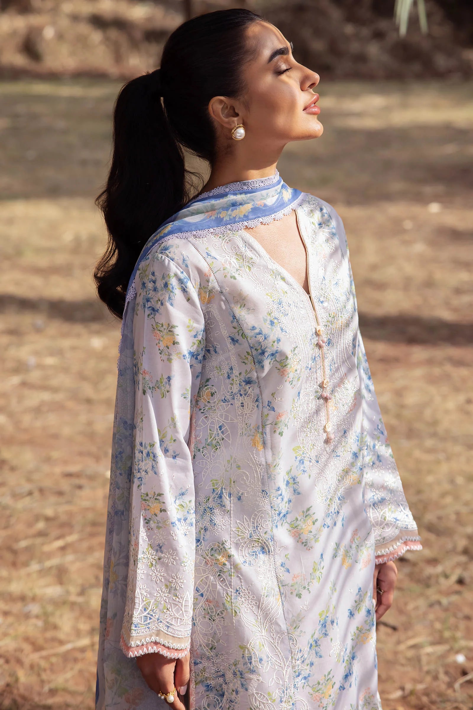 Zaha Lawn Suits | 2024 | ZL24-03 B