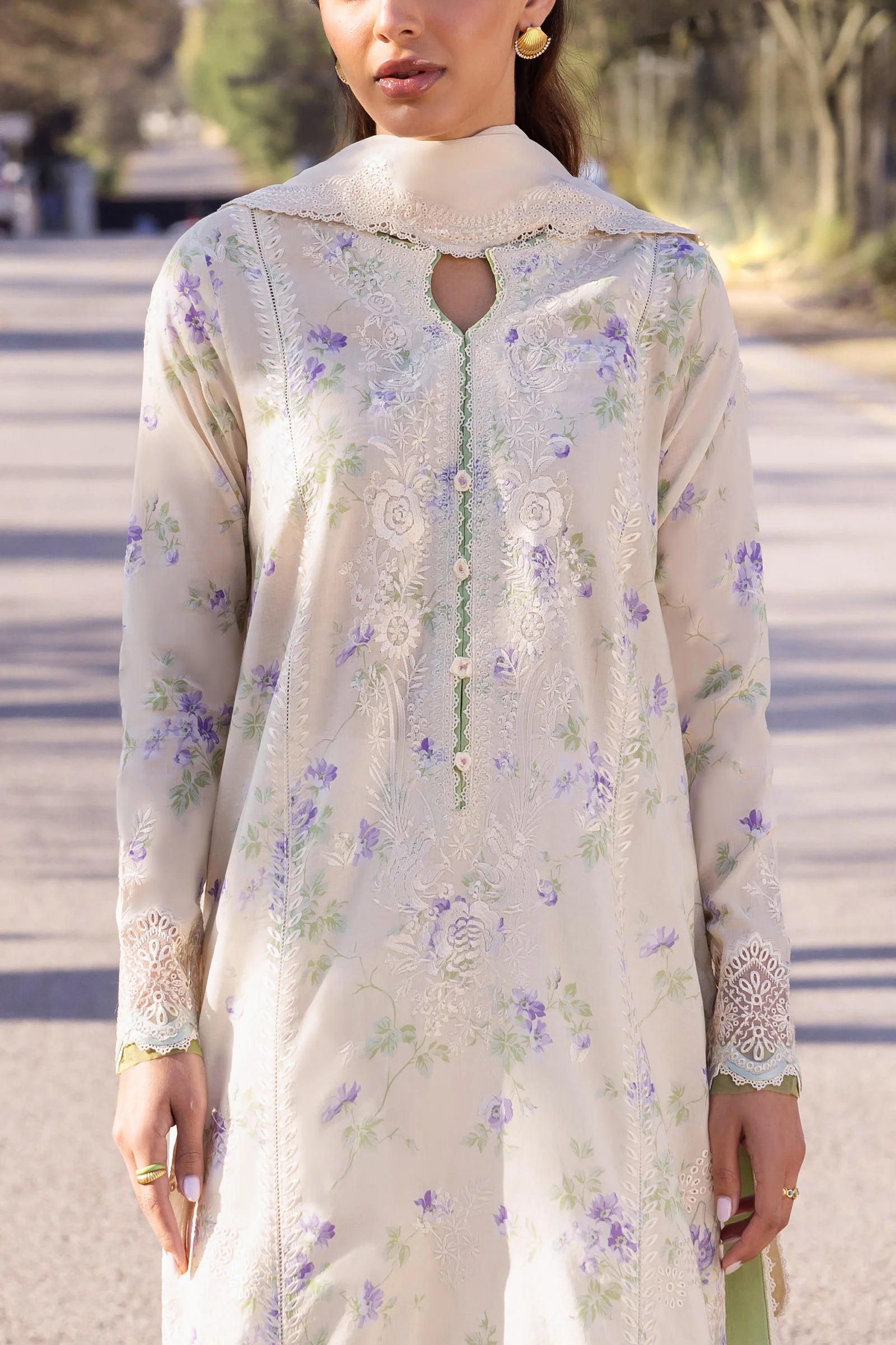 Zaha Lawn Suits | 2024 |  ZL24-04 B