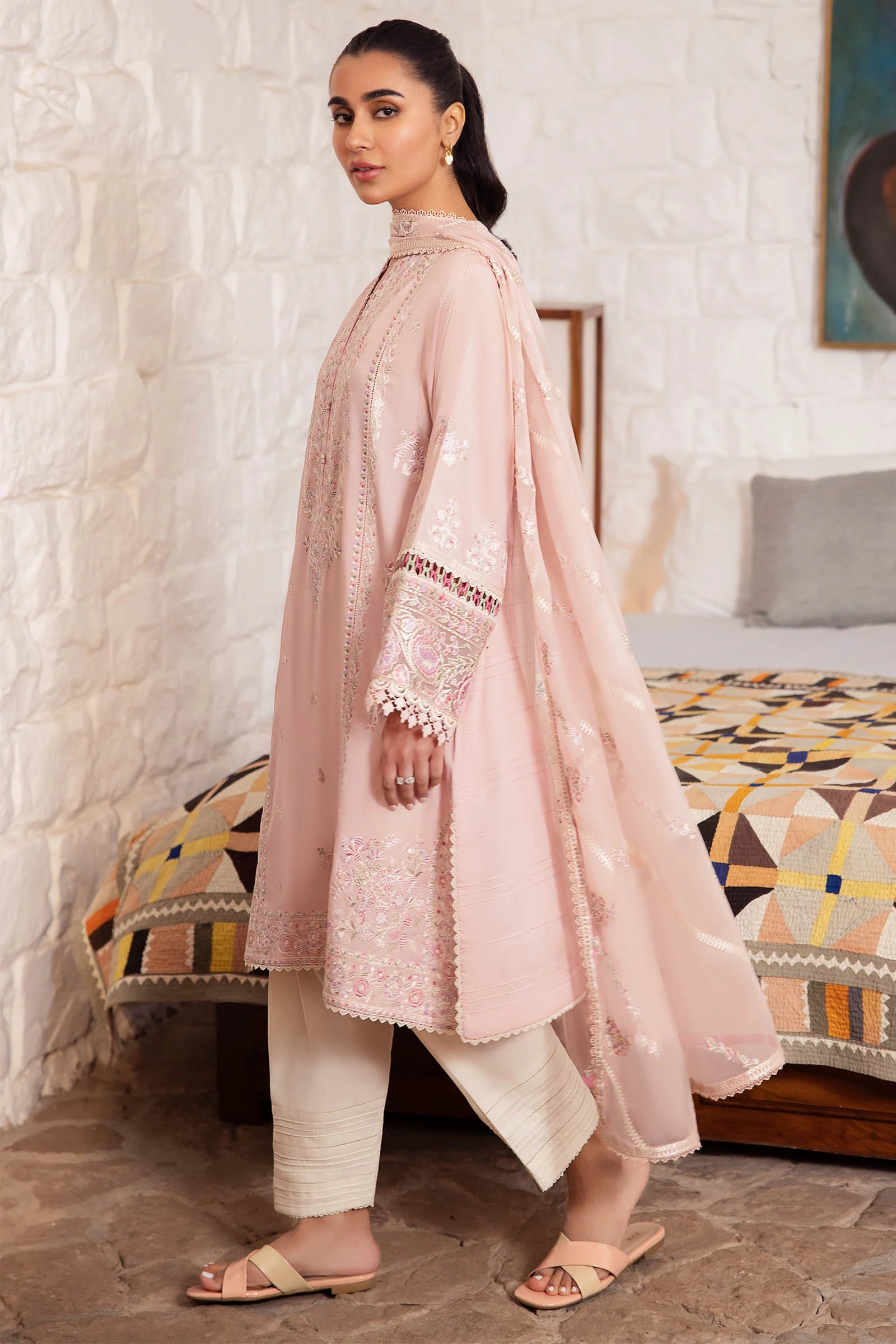 Zaha Lawn Suits | 2024 | ZL24-07 A
