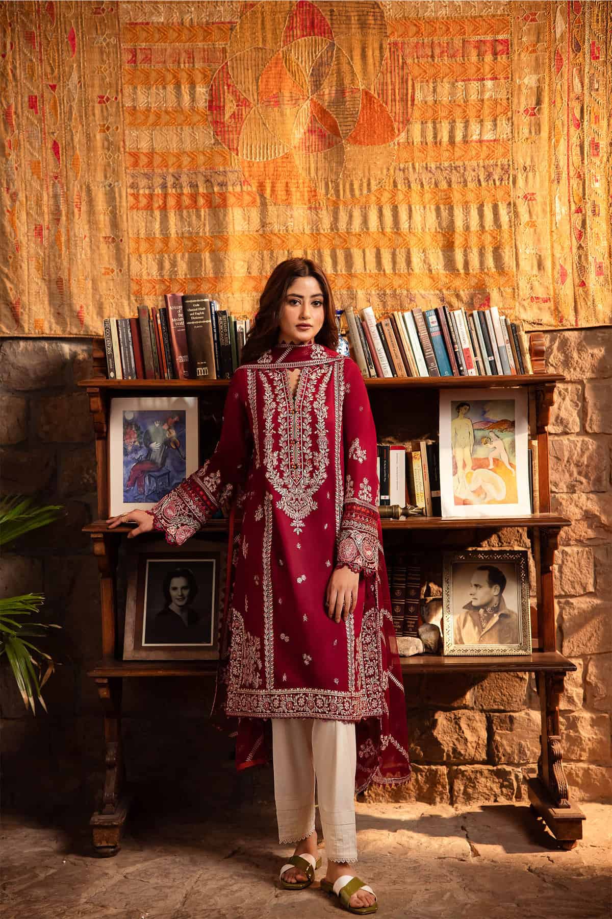 Zaha Lawn Suits | 2024 | ZL24-07 B