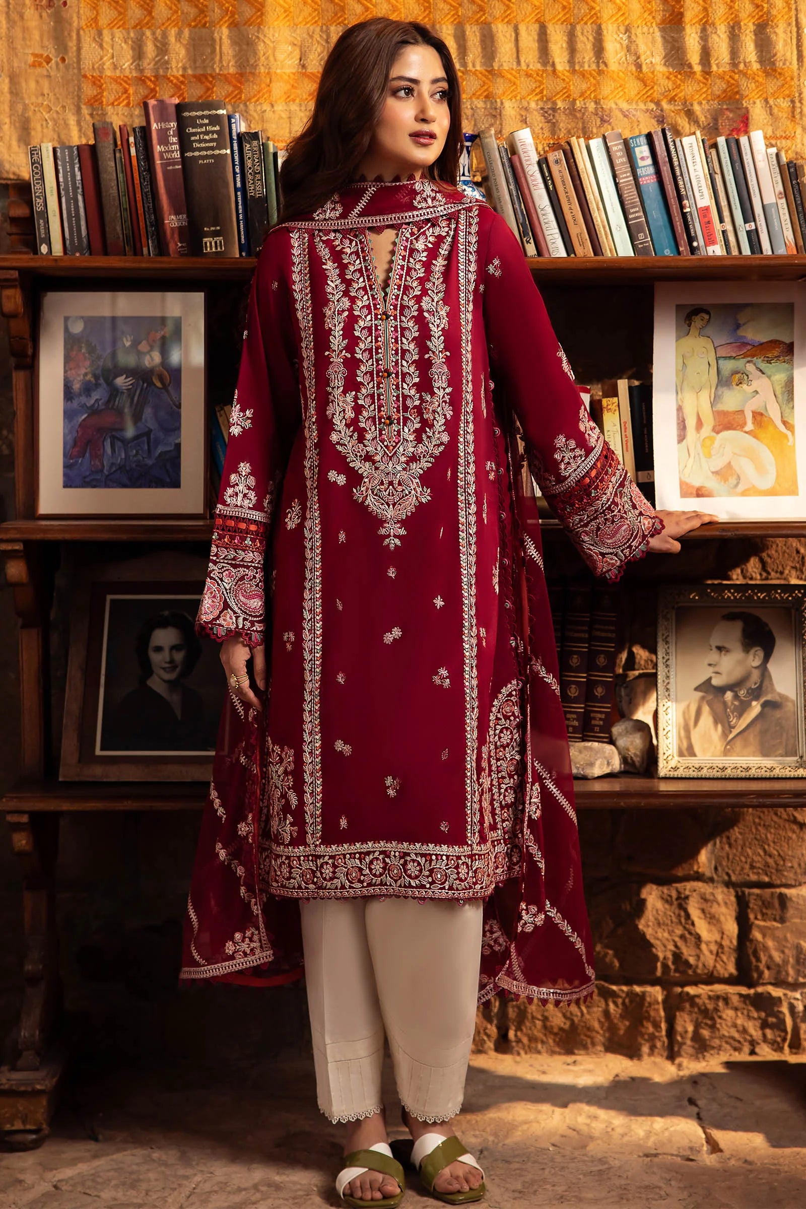 Zaha Lawn Suits | 2024 | ZL24-07 B